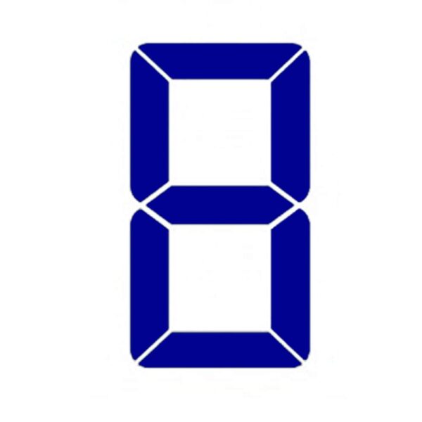 Numeral Para Velas Optimist Azul - Imagem 3