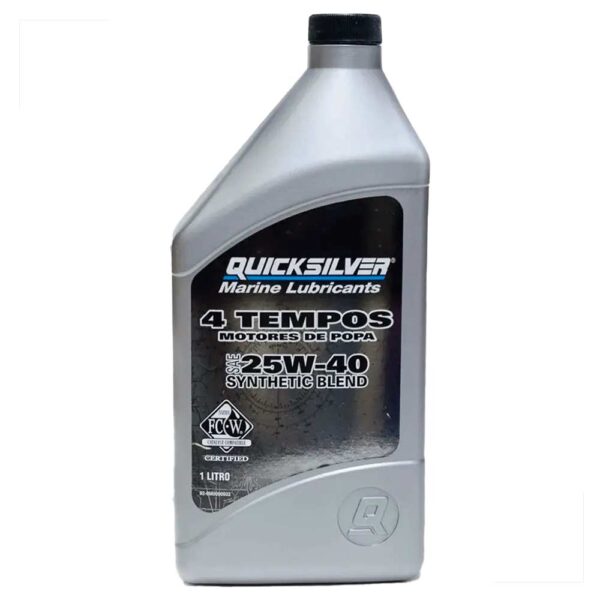 Óleo Mercury Motor de Popa 4T 25W-40 Sintético - Imagem 2