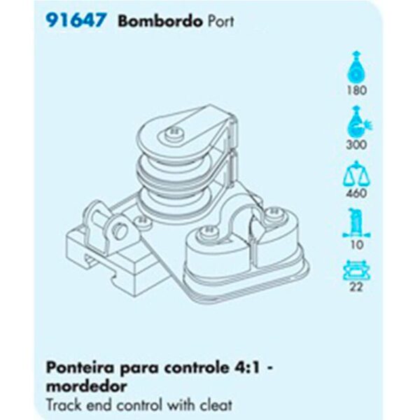 Ponteira Nautos 91647 Controle 4:1 Mordedor Bombordo - Imagem 3