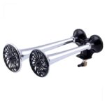 Buzina Náutica Marítima Dupla 12v Metalizada Araponga