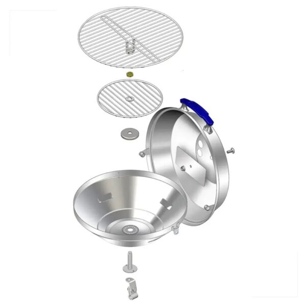 Churrasqueira Náutica Carvão Original Size 38,1cm Magma - Imagem 4