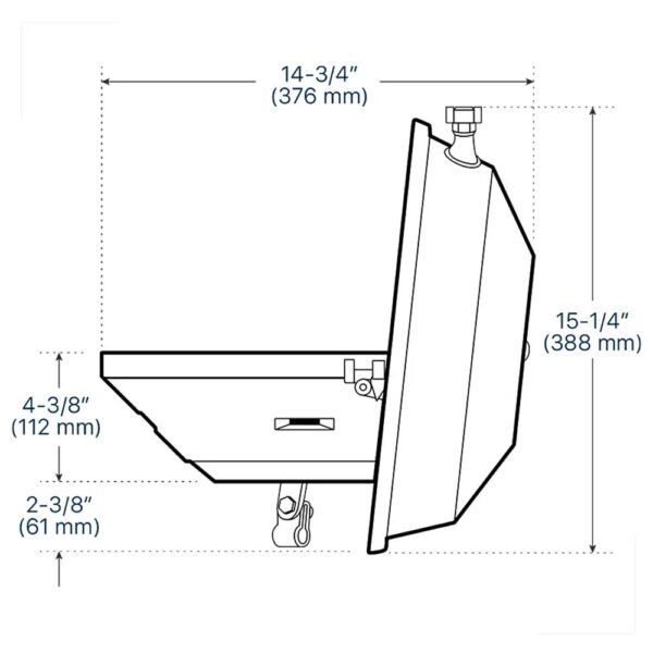 Churrasqueira Náutica Carvão Original Size 38,1cm Magma - Imagem 7