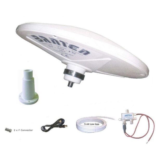 Antena TV Digital Náutica Banten 24cm Disco 26Db - Imagem 4