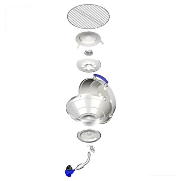 Churrasqueira Náutica Gás Party Size 43,2cm  Magma - Imagem 4