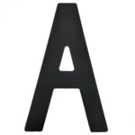 Numeral para Velas Optimist IODA Preto Letra A
