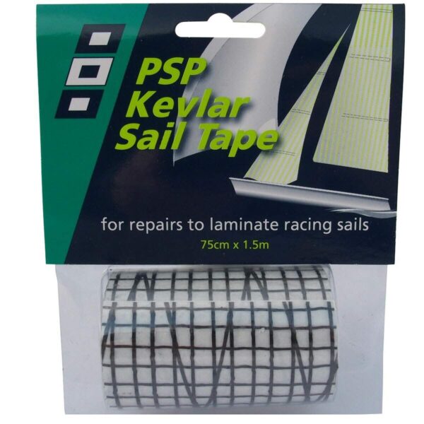 Fita Repara Velas Kevlar TransparentePreto PSP Tapes - Imagem 2