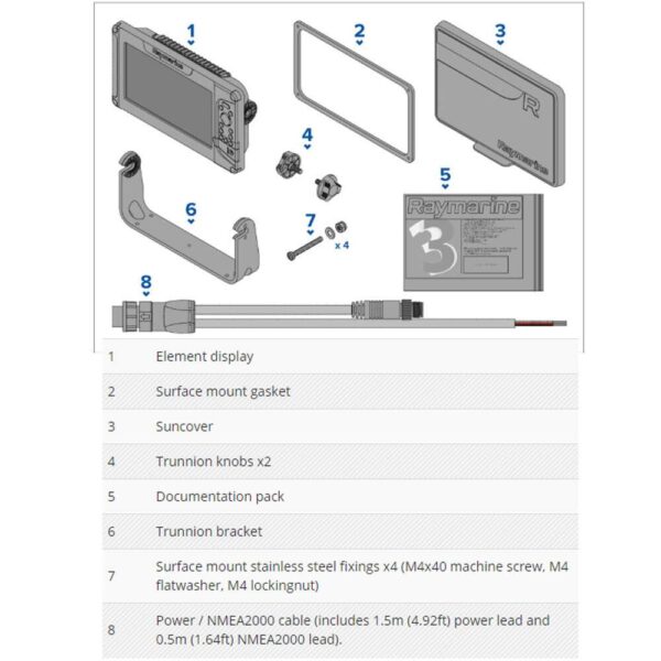 GPS Sonda Raymarine Element 9S - Imagem 3