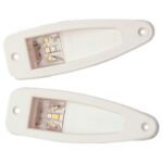 Luz Navegacao Tubarão Abs Branco Led Arieltek - Imagem 2