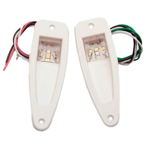 Luz Navegacao Tubarão Abs Branco Led Arieltek - Imagem 3