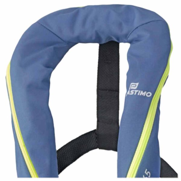 Colete Inflável Plastimo Pilot 165 Azul Automático Com Arnés - Imagem 3
