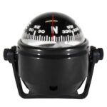 Bússola Nautica Pequena Preta Com Luz - Imagem 2