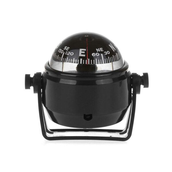 Bússola Nautica Pequena Preta Com Luz - Imagem 4