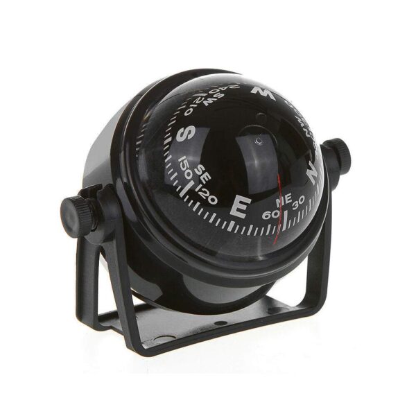Bússola Nautica Pequena Preta Com Luz - Imagem 5