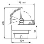 Bússola Plastimo Olympic 135 Branca World Balance - Imagem 3