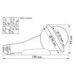 Bússola Tipo Alidade Plastimo Iris 100 Com Luz - Imagem 2