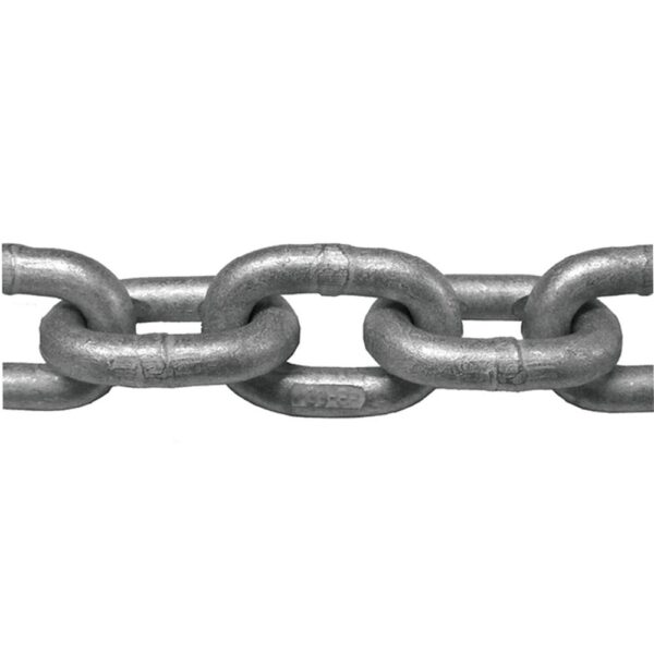 Corrente Calibrada 10mm Galvanizada Guincho Âncora Por Metro - Imagem 3