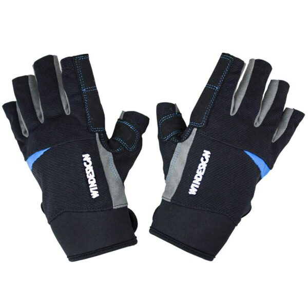 Luvas de Velejar Curta Adulto Windesign Preta - Imagem 3