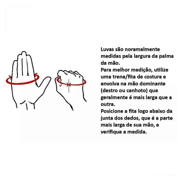 Luvas de Velejar Curta Adulto Windesign Preta - Imagem 5