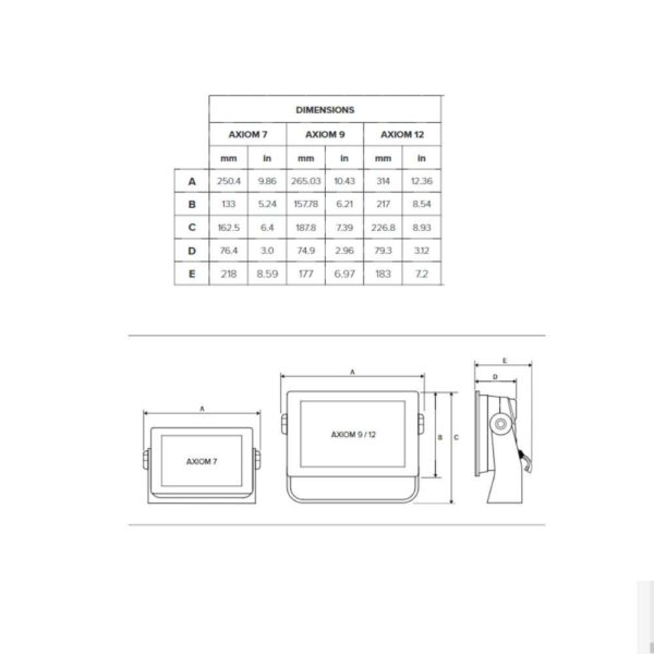 Sonda e GPS Axiom 7Dv Raymarine - Imagem 4