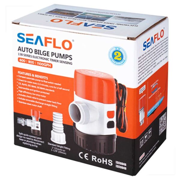 Bomba Porão com Automático 600Gph 12V Seaflo - Imagem 4