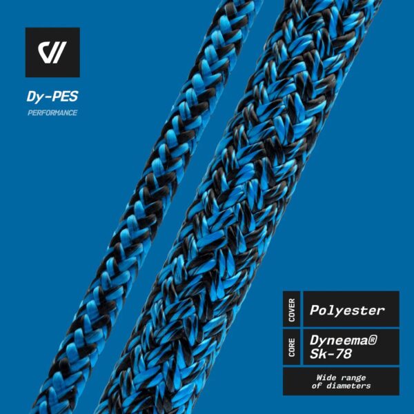 Cabo Alma Dyneema Capa Poliester Dy-Pes 5mm Velo - Imagem 5