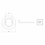 Luminária LED Arieltek Bicolor 12V Inox Branco/Azul - Imagem 3