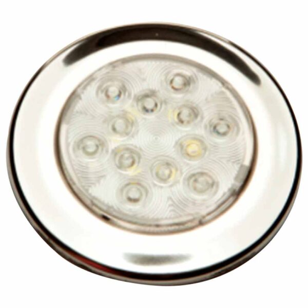 Luminária LED Arieltek Bicolor 12V Inox Branco/Azul - Imagem 2