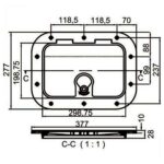 Tampa De Inspeção Retangular 377X277mm - Imagem 5