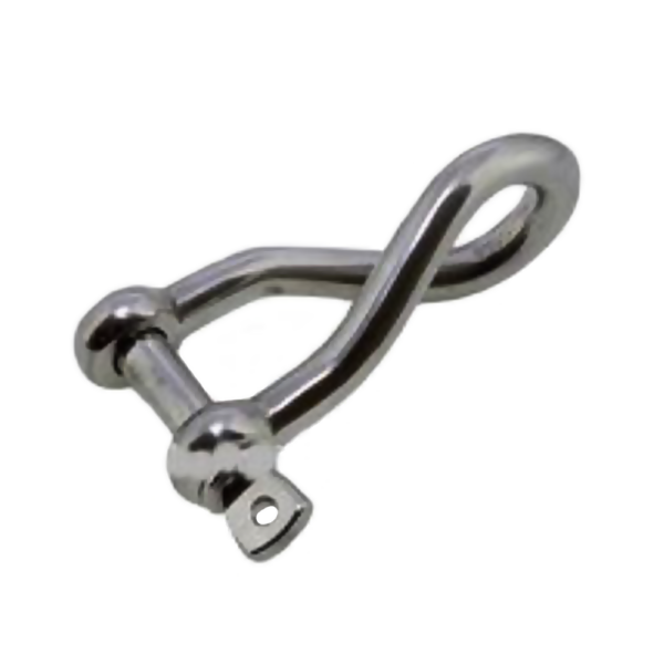 Manilha Torcida Curta 12 mm Inox - Imagem 2