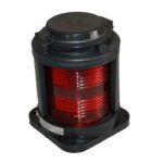 Luminária Vermelha Bombordo Led 112,5 Graus 24v Ripeam 72