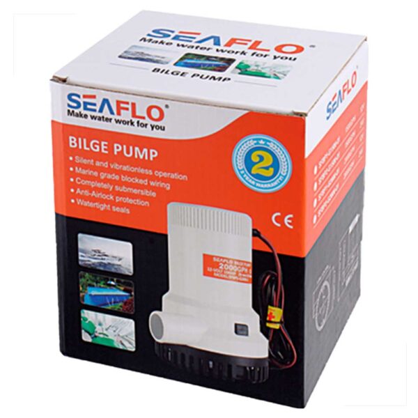 Bomba Porão 2000Gph 12V Seaflo - Imagem 4