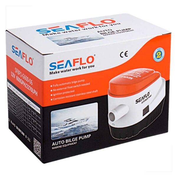 Bomba Porão com Automático 1100Gph 12V Seaflo - Imagem 4