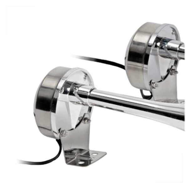 Buzina Dupla Marítima Elétrica 12V 270 mm - Imagem 3