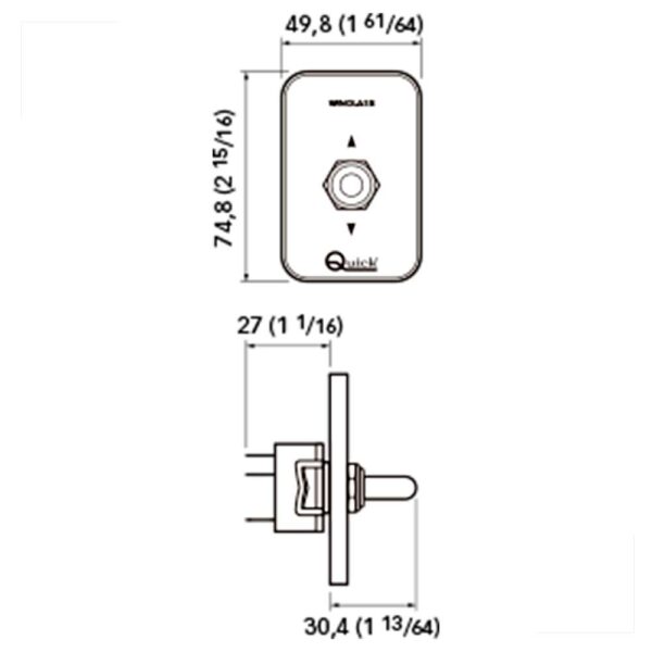 Botão De Painel Para Guinchos Quick - Imagem 3