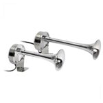 Buzina Dupla Marítima Elétrica 12V 270 mm