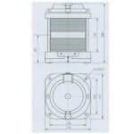 Luminária Branca LED 225 Graus 24V Mastro Ripeam 72 - Imagem 4