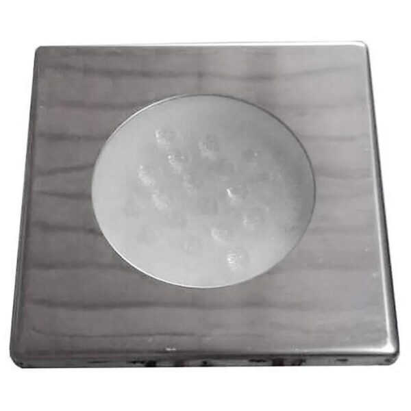 Luminária Náutica Inox LED Branco Frio 12v 30 graus Arieltek - Imagem 2
