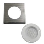 Luminária Náutica Inox LED Branco Frio 12v 30 graus Arieltek - Imagem 3