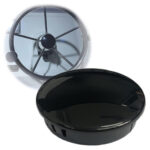 Tampa de Centro Volante Náutico Preto - Imagem 4