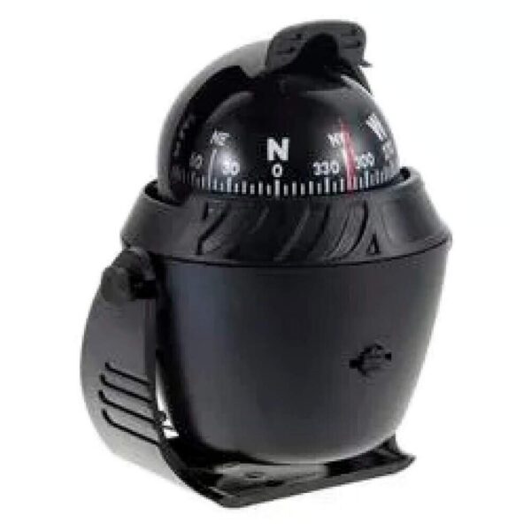 Bússola Preta ABS Sobrepor 117x120mm - Imagem 2