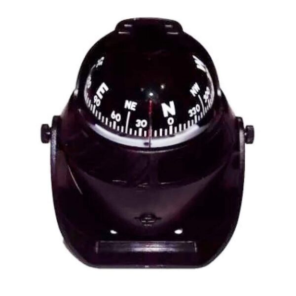 Bússola Preta ABS Sobrepor 117x120mm - Imagem 3