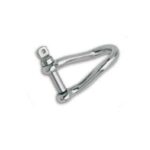 Manilha Torcida Curta 6 mm Inox