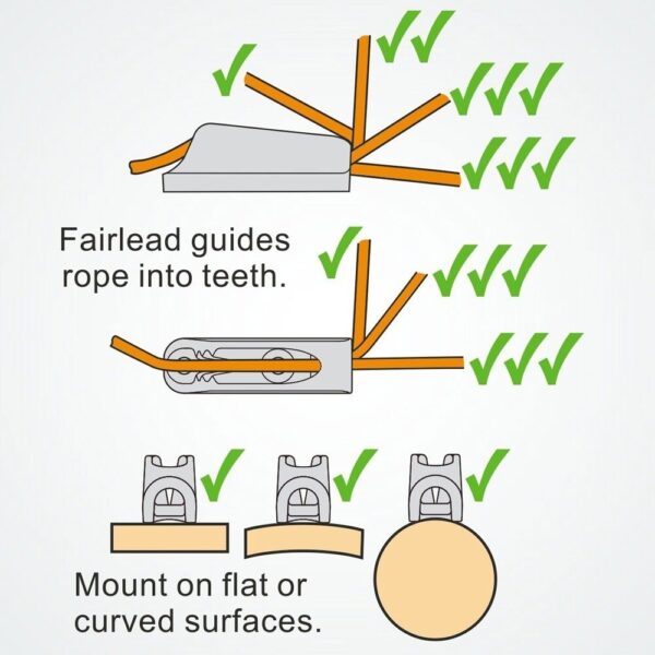 Clamcleat Cl211 Mk2 Em Alumínio - Imagem 4