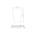 Copo Suco Kos Em Acrílico Cristal - Imagem 3