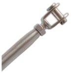 Esticador Tubular Fêmea Fêmea 10mm Inox - Imagem 3