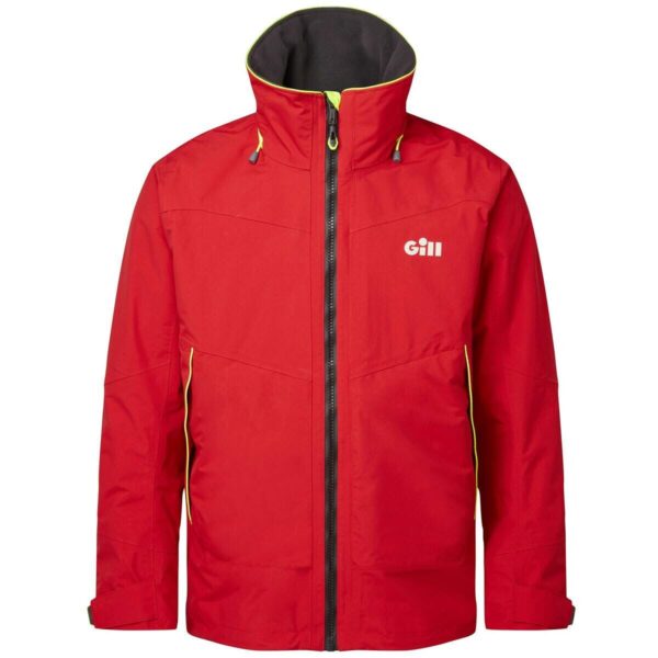 Jaqueta Casaco Impermeável Costeiro OS3 Gill Vermelho - Imagem 2