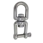 Manilha Reta com Destorcedor 08mm Inox - Imagem 3