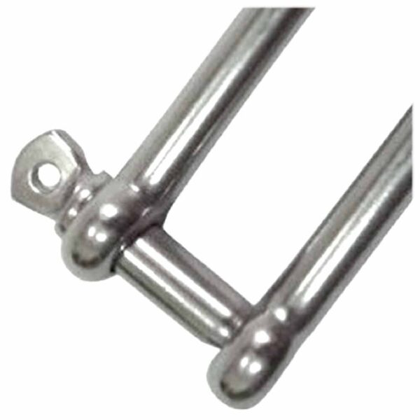 Manilha Reta Longa 4mm Inox - Imagem 2