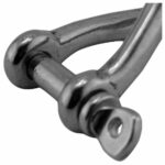 Manilha Torcida Curta 4 mm Inox - Imagem 2