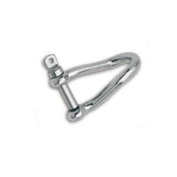 Manilha Torcida Curta 6 mm Inox - Imagem 2